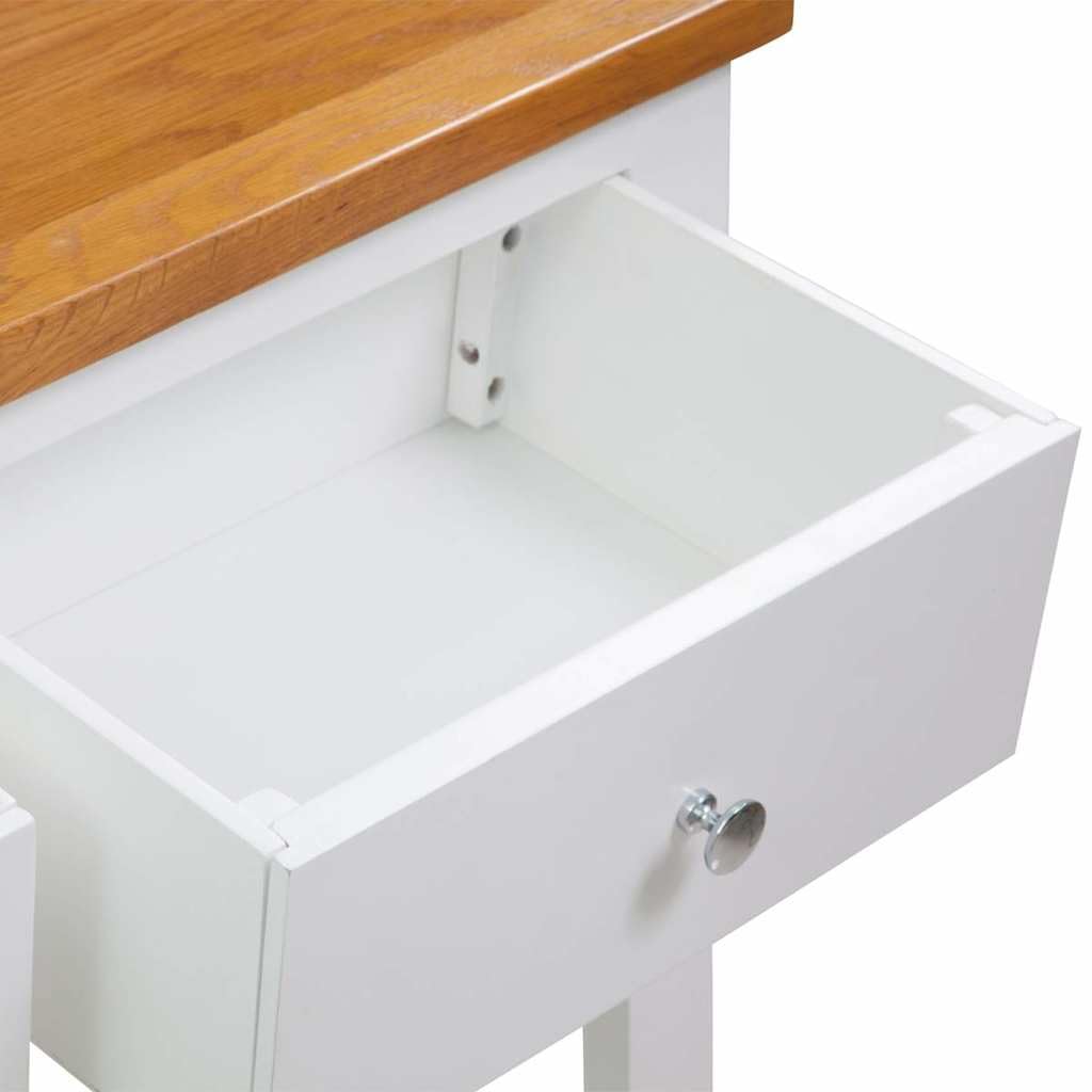 Solid Oak Wood Console Table F569