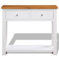 Solid Oak Wood Console Table F569