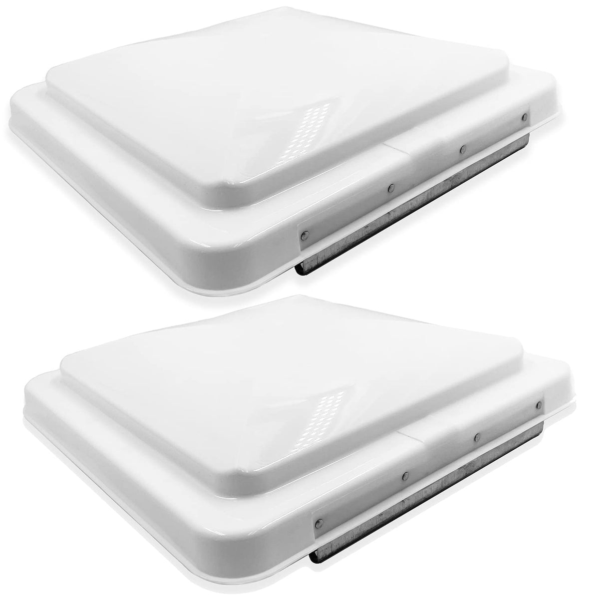 14" x 14" RV Roof Vent Lid Cover 2 Pack Impact-Resistant I6281