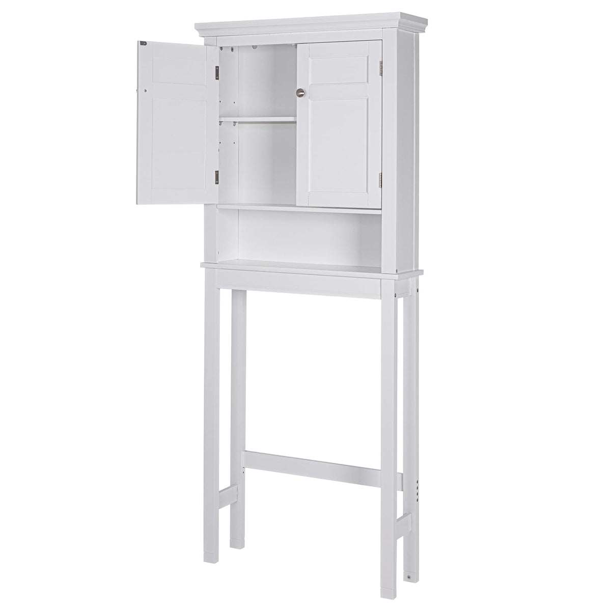 White Over The Toilet Storage Cabinet O484