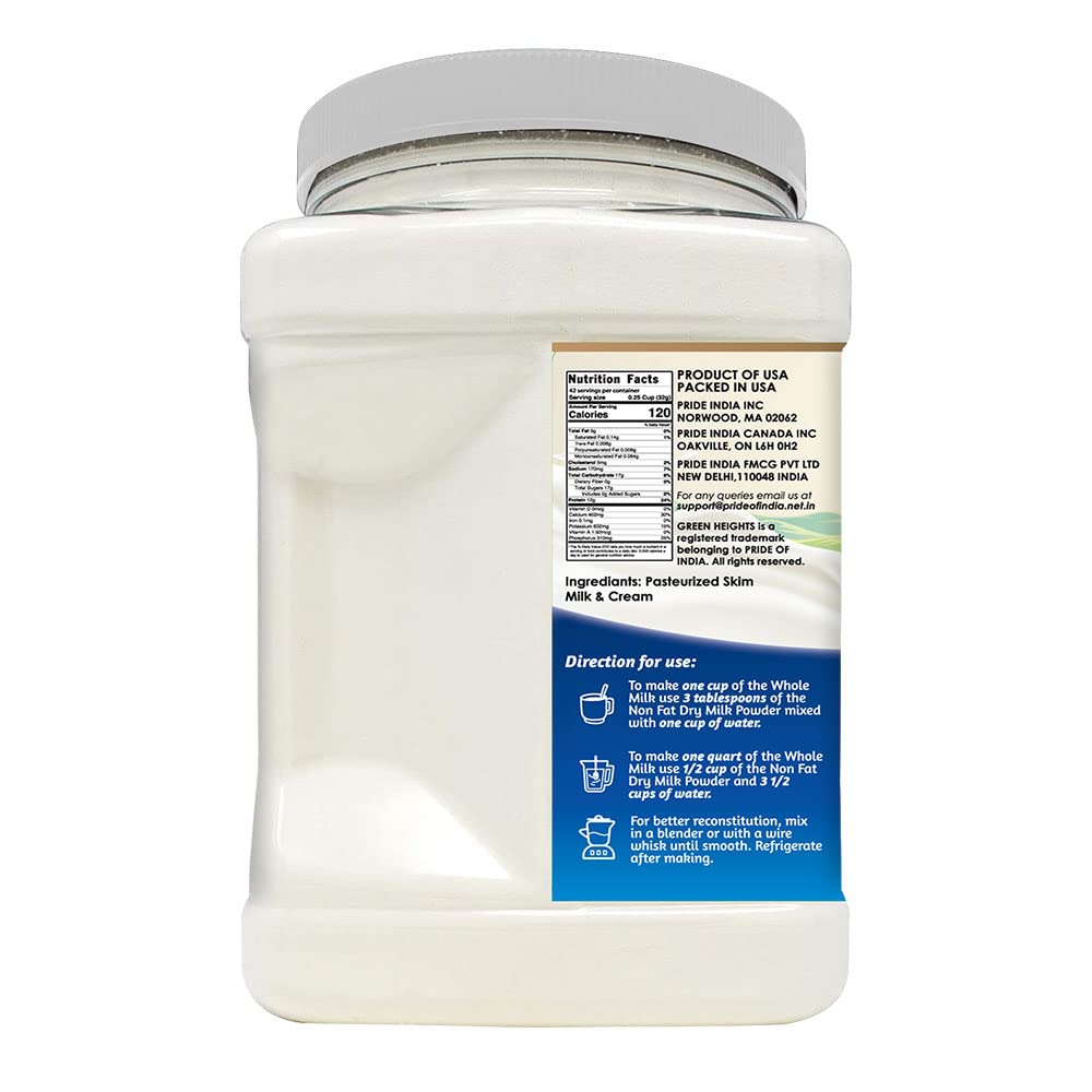 Non Fat Dry Milk Powder 3 Pounds 1.36 Kilo Jar R331