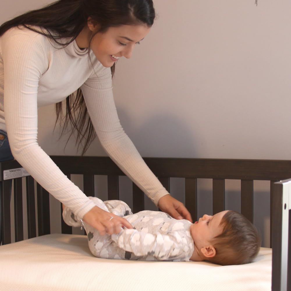 Organic 2-Stage Crib Mattress with Protector Pad V739745
