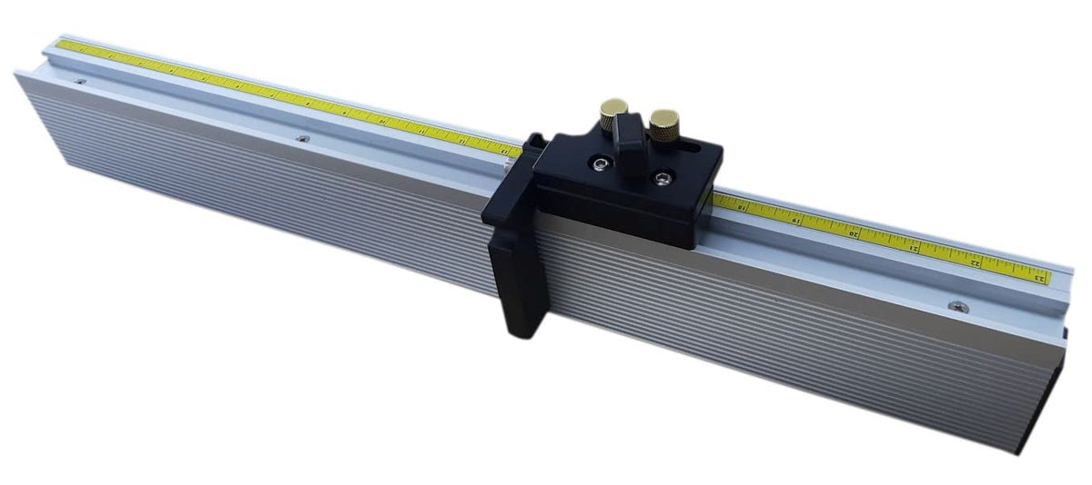 31.5 inch Miter Gauge Fence with Stop and Scale V608