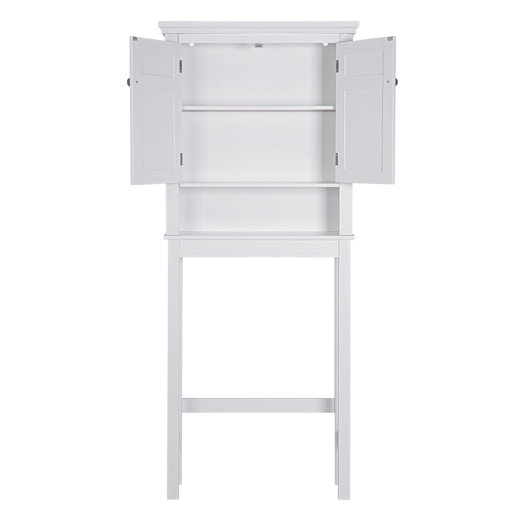 White Over The Toilet Storage Cabinet O484