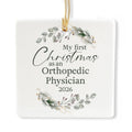 Ceramic 3-inch Square Ornament Y26098