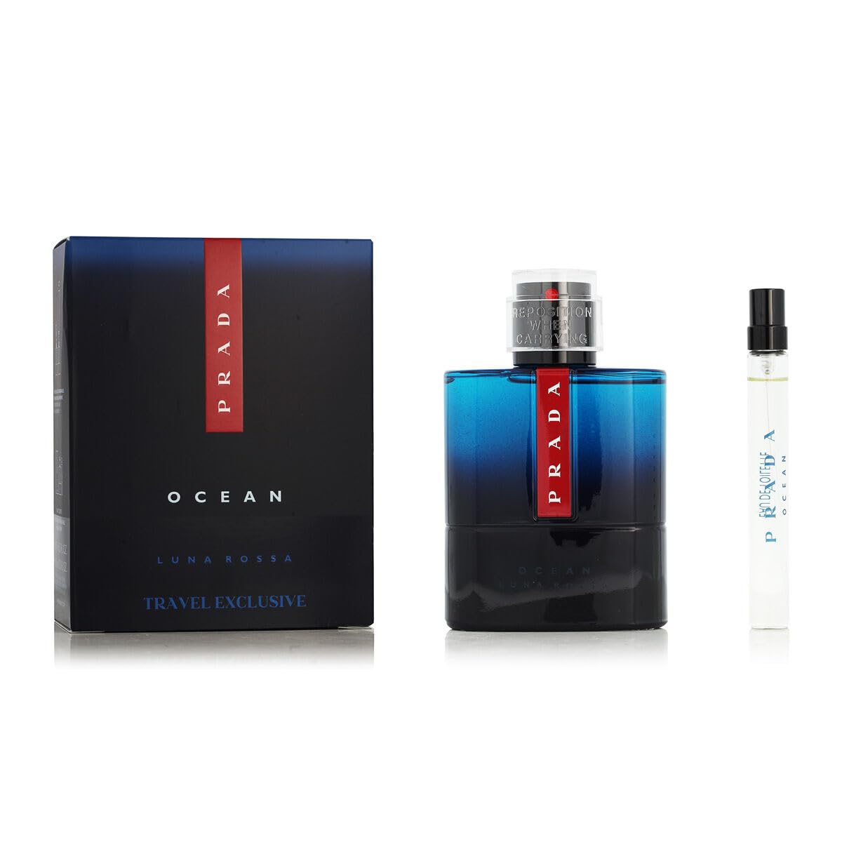 Luna Rossa Ocean Set EDT Spray 3.3 Oz EDT Spray 0.34 Oz B391
