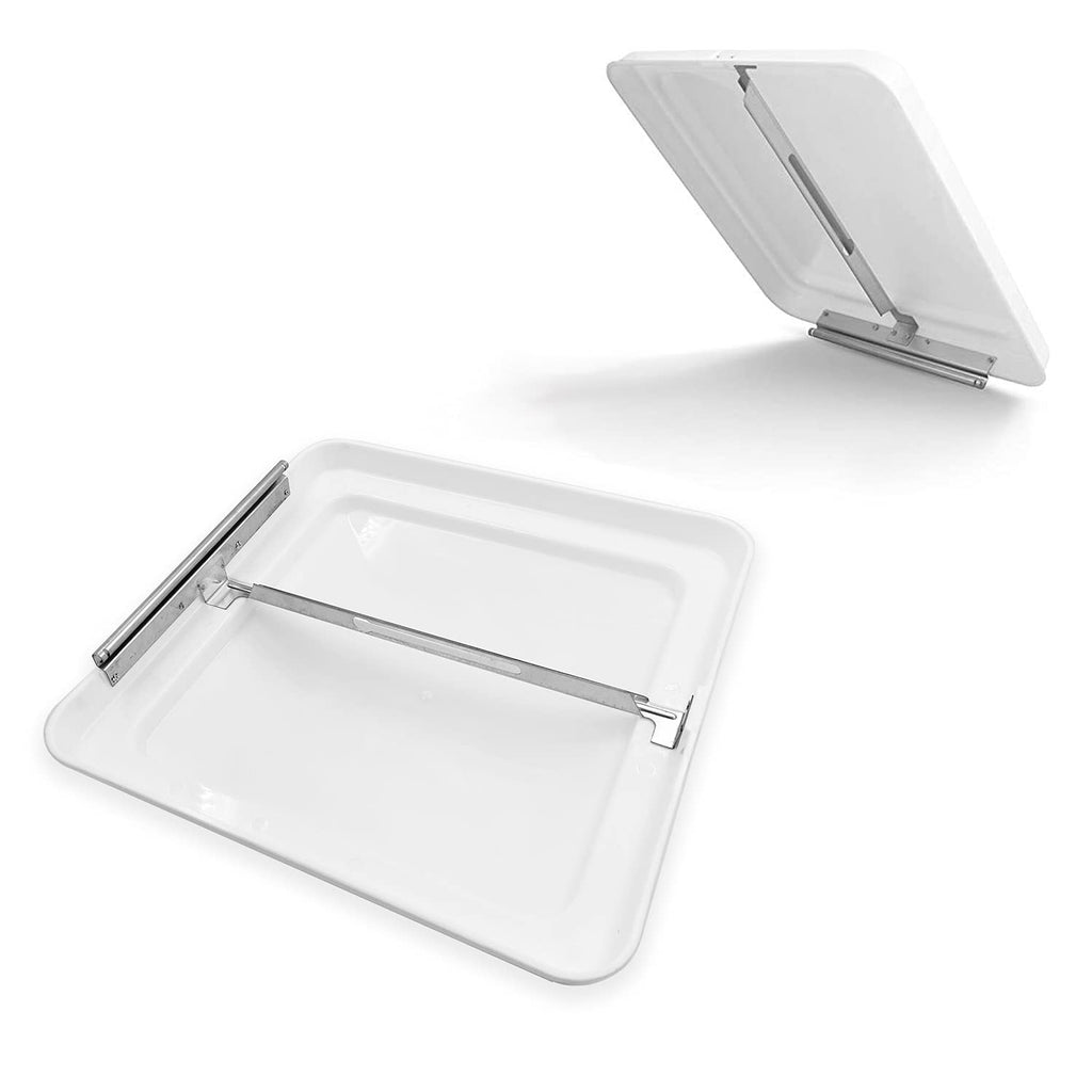14" x 14" RV Roof Vent Lid Cover 2 Pack Impact-Resistant I6281