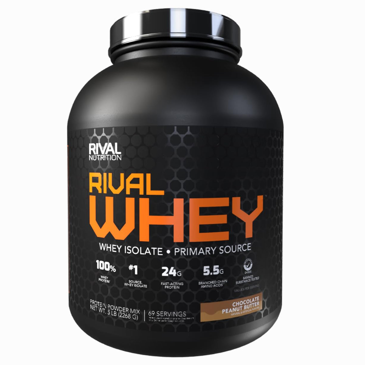 Chocolate Peanut Butter Whey Protein Powder 5 lb D14733