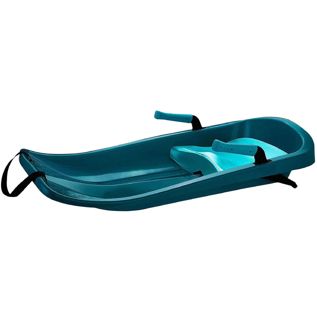 Kids' Plastic Toboggan Sleds with Tow Strap R330281