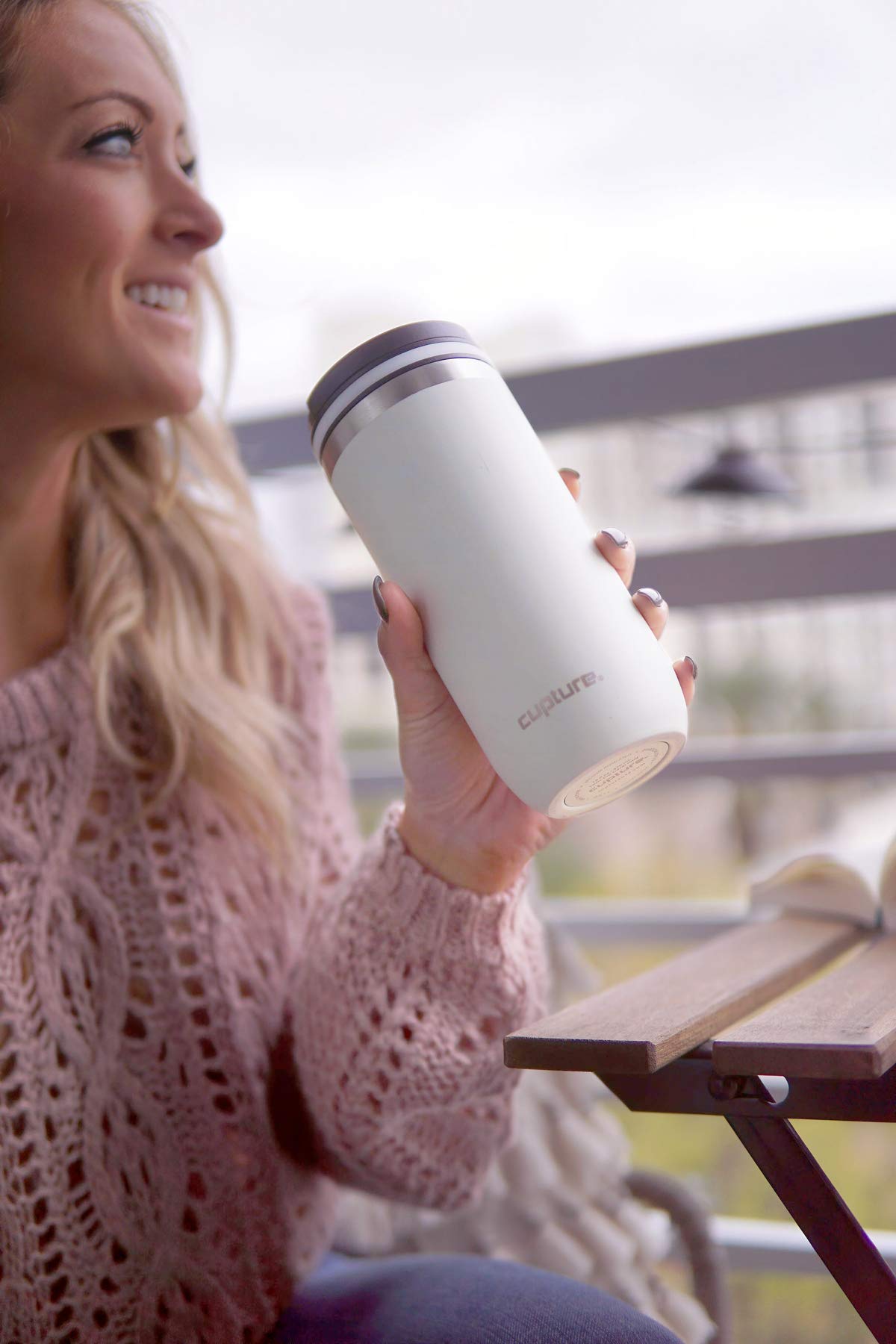16 oz Stainless Steel Travel Mug Z29736
