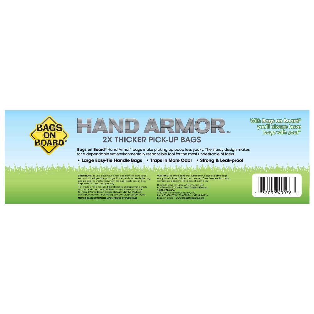 Dog Poop Bags with Easy Tie Handles, 200 Count S5212