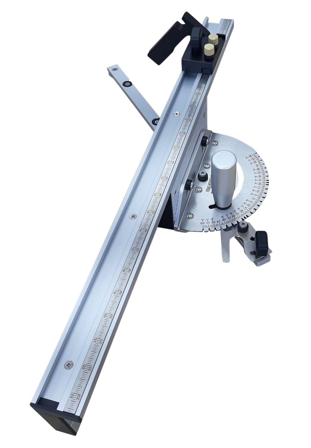 31.5 inch Miter Gauge Fence with Stop and Scale V608