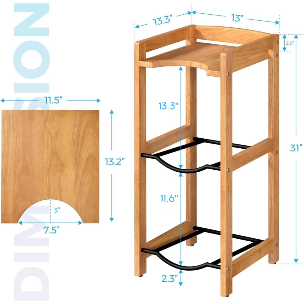 5 Gallon Water Jug Holder with Top Shelves T603362