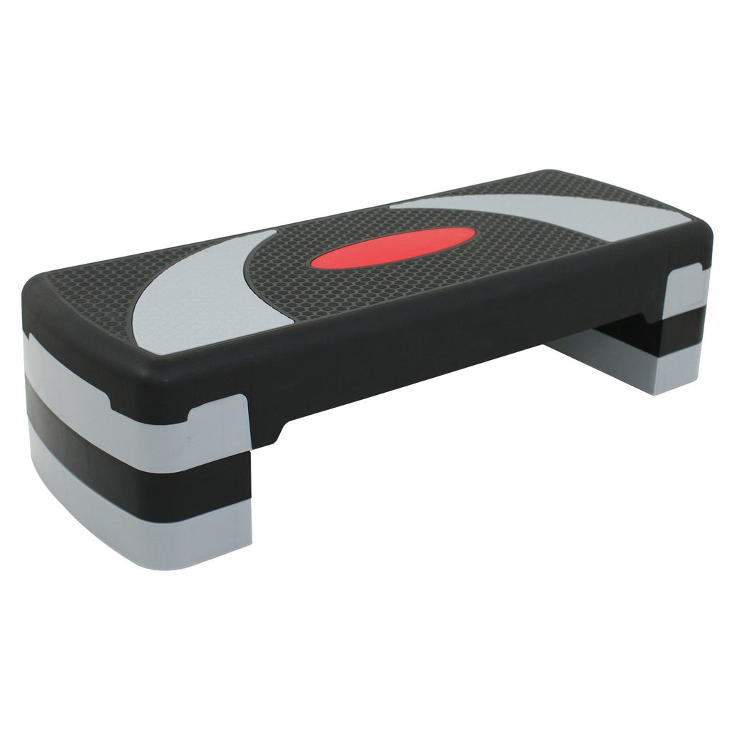 31" Adjustable Aerobic Step Platform with 4 Stackable Risers E7012