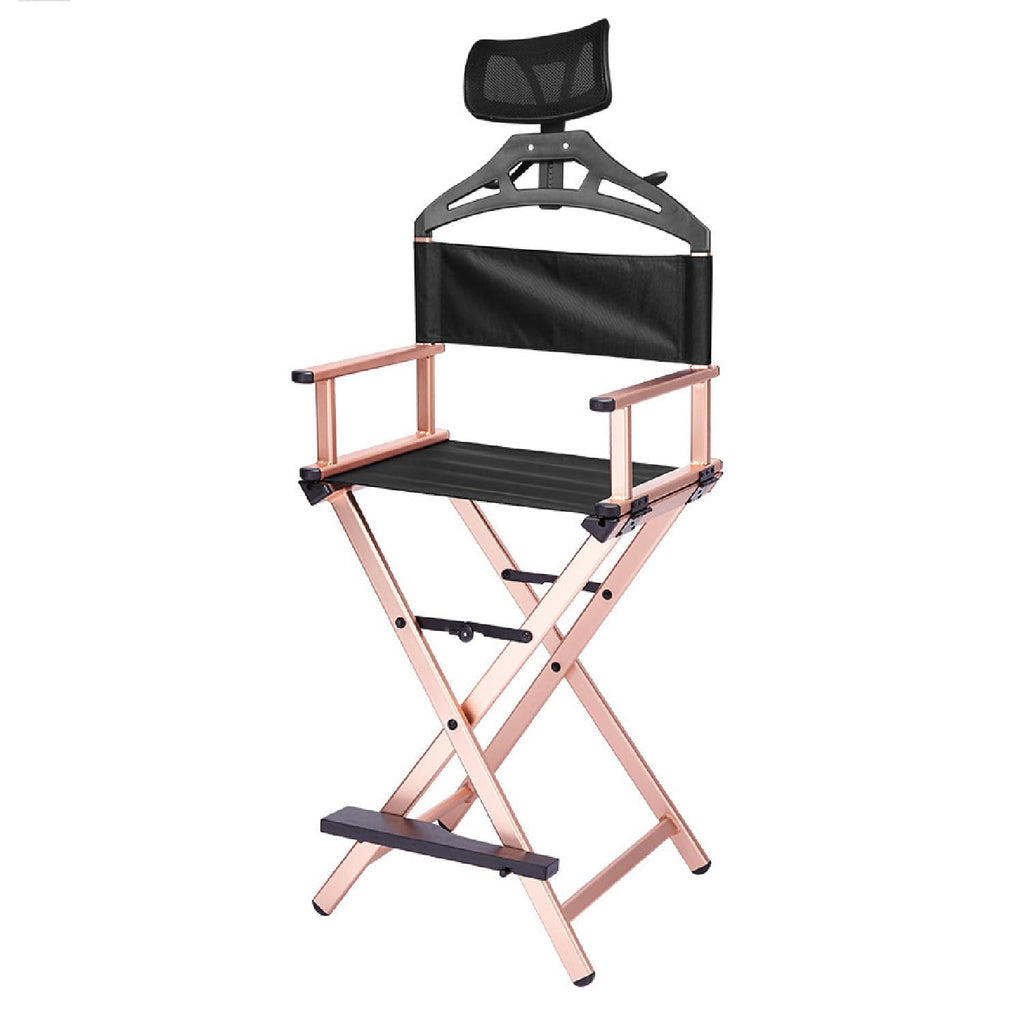 Extra Tall Foldable Makeup Artist Stool Chair E827441