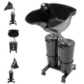 Portable Shampoo Bowl with Adjustable Height and Downspout Q447115