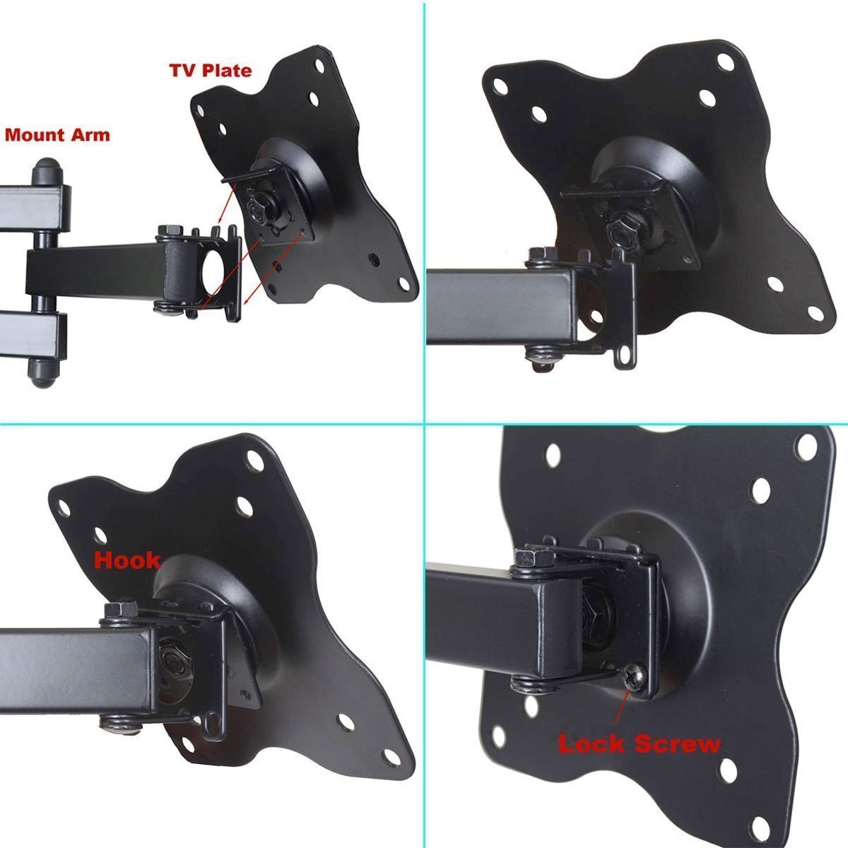 Articulating Swivel Tilt TV Wall Mount Bracket V880