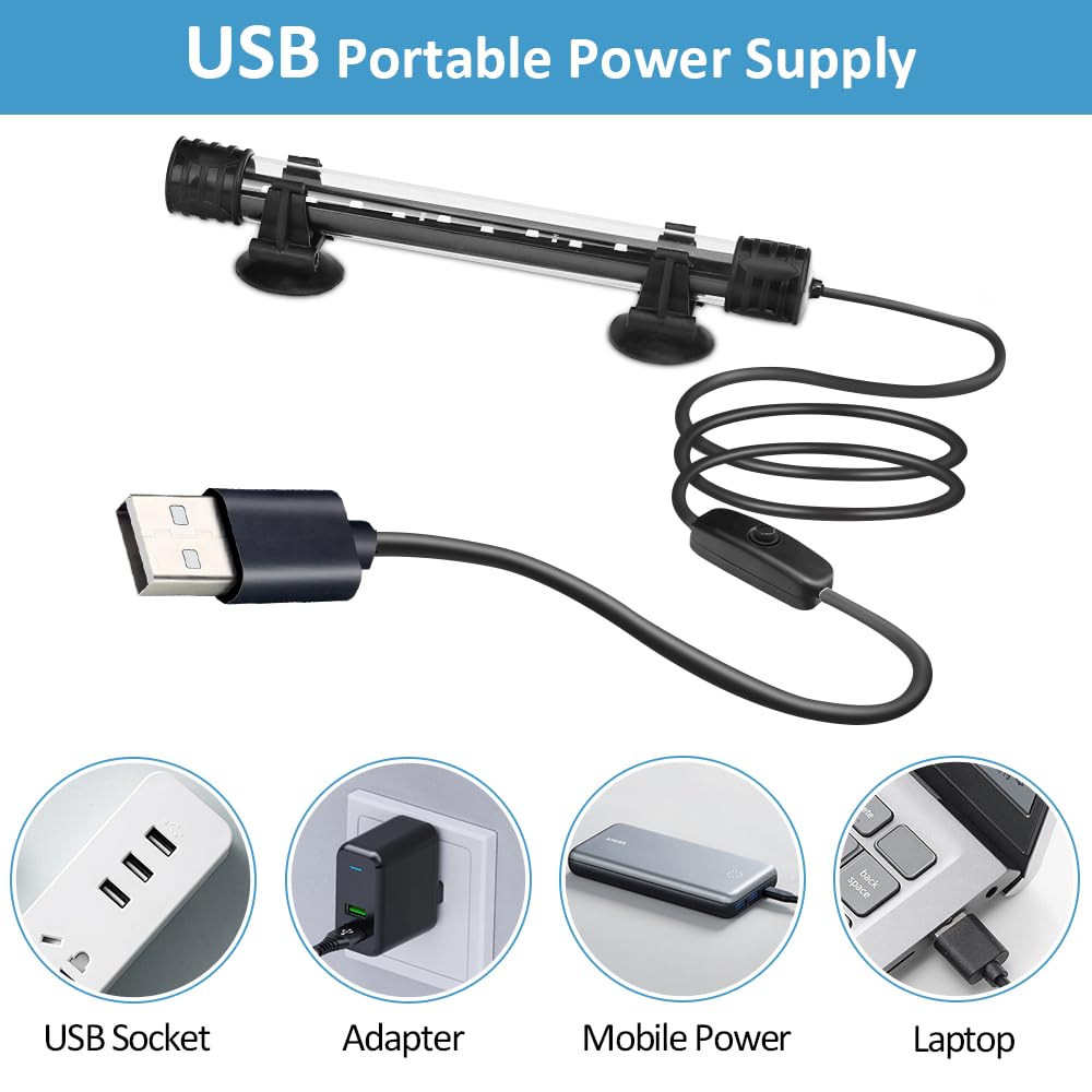 3 W Underwater USB Aquarium Light V5868
