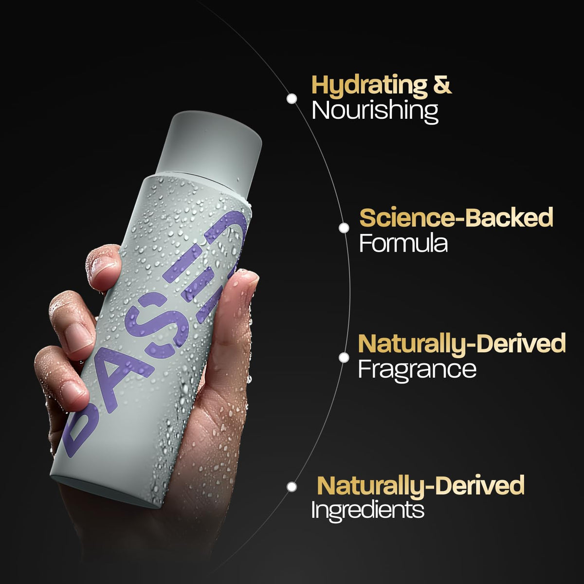 Shampoo, Conditioner & Leave-In Conditioner with Peppermint, Coconut & Avocado Oil Q306