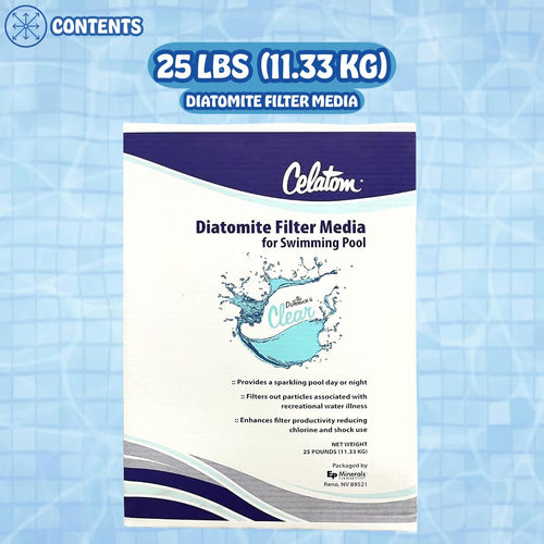 25LB Diatomaceous Earth Pool Filter Aid Q1899