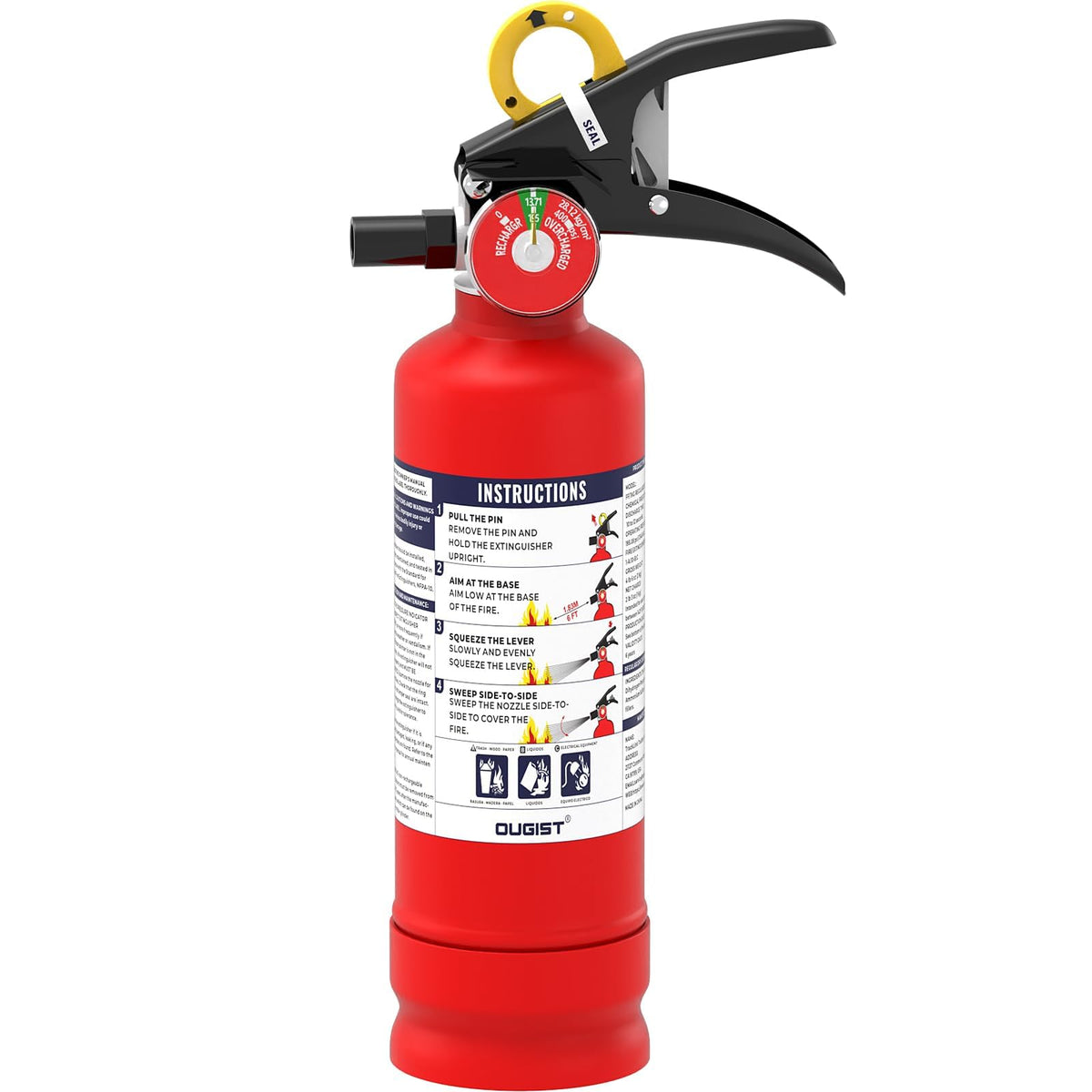 2.5 lb Dry Chemical Fire Extinguisher J1902