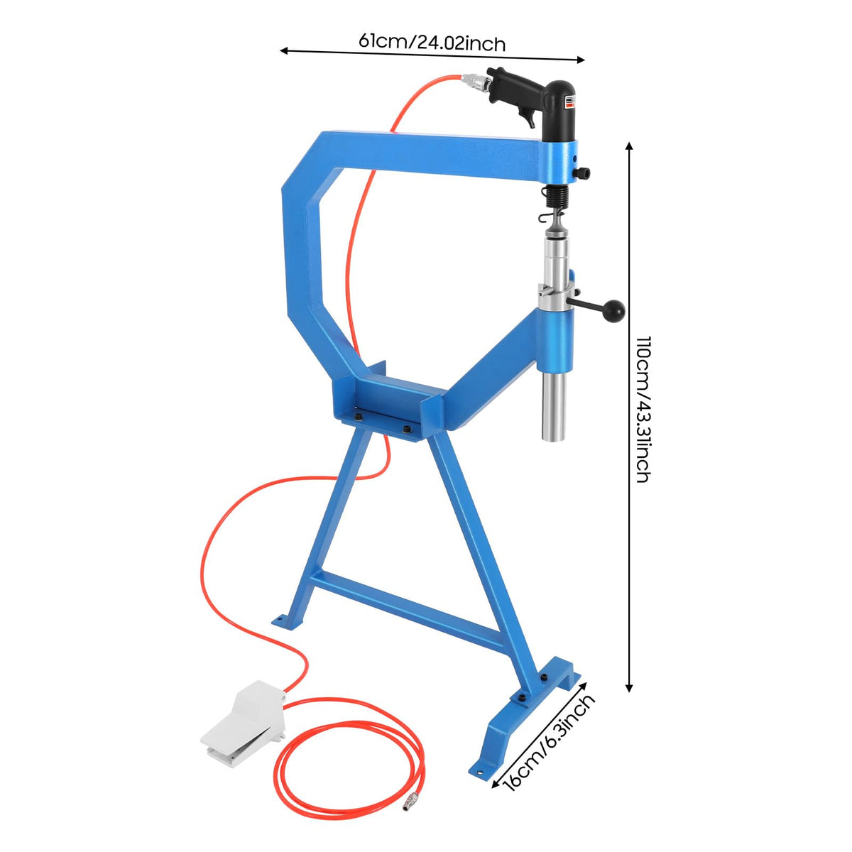Pneumatic Planishing Hammer with 3 Anvil Dies H493086