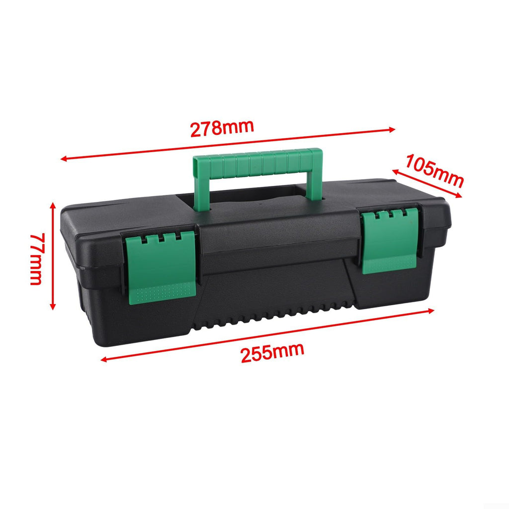 10 Inch Portable Plastic Toolbox with Ergonomic Handle Y51764