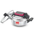 Stainless Steel Pressure Cooker with Glass Lid 3L S5600