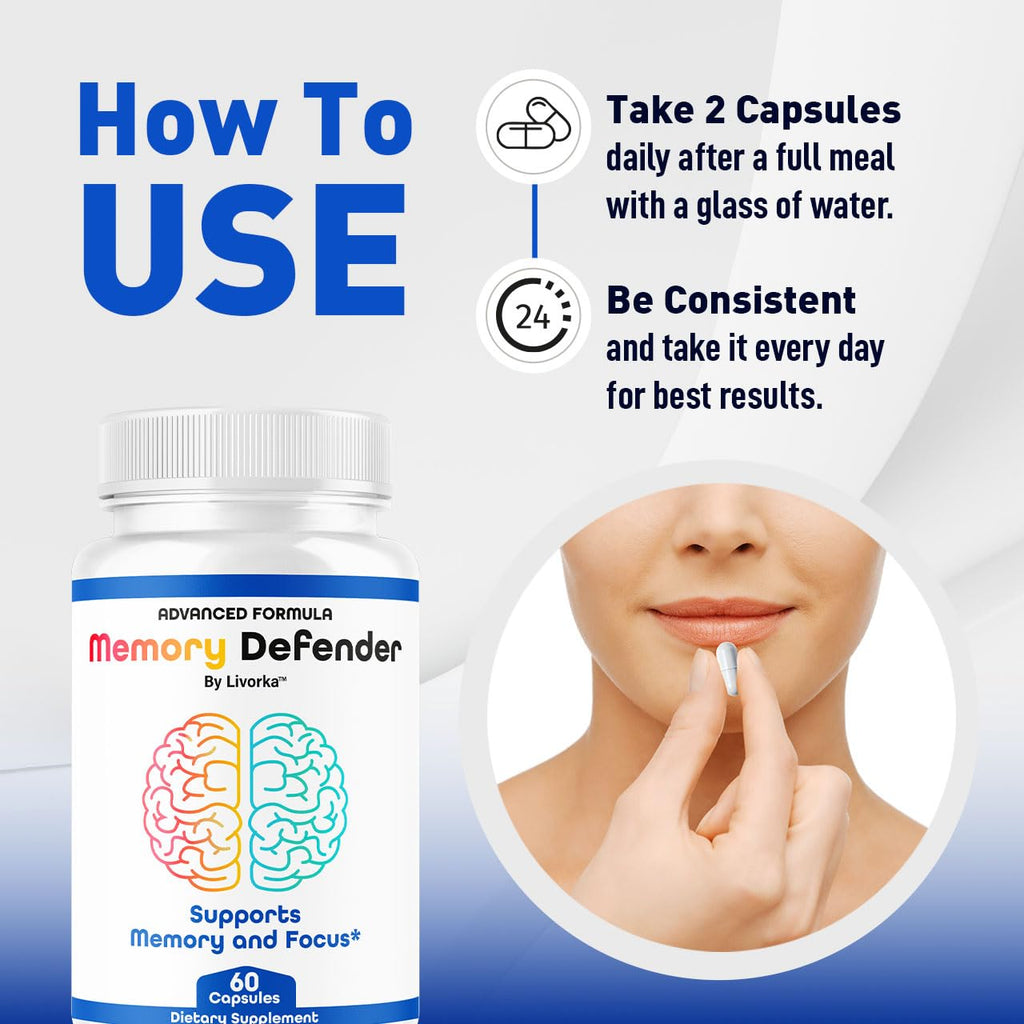 3 Pack Memory Capsules 180 Capsules L124
