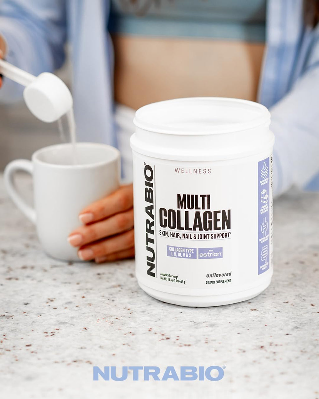 Hydrolyzed Grass-Fed Unflavored Collagen Powder 40 Servings F876