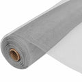 Aluminum Mesh Screen 39.4x196.9 Inch Silver J936