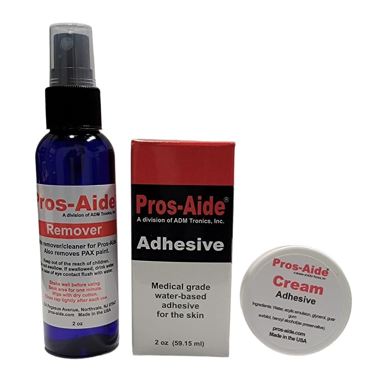 Medical Grade Prosthetic Adhesive, Remover, and Cream Q17341