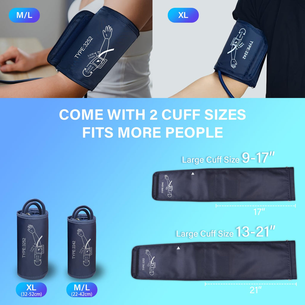 Automatic Upper Arm Blood Pressure Monitor with 5.4 inch LED Screen Q540008