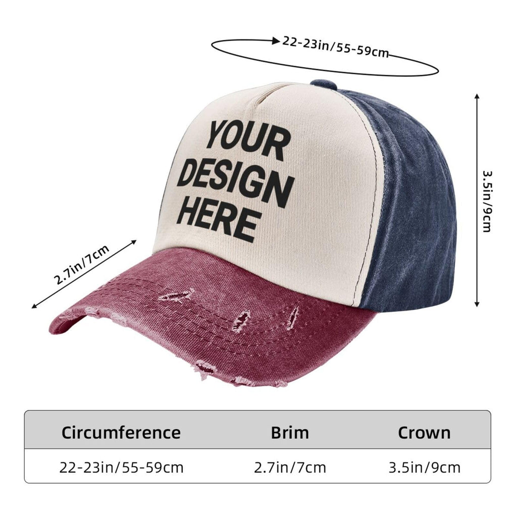 Custom Baseball Cap Adjustable Trucker Hat B1069