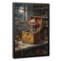 Canvas Wall Art Oil Painting Poster Print with Black Frame 24" L X 36" W E80512