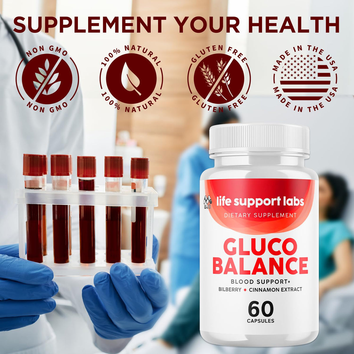 3 Pack 180 Capsules Blood Health Pills R2870