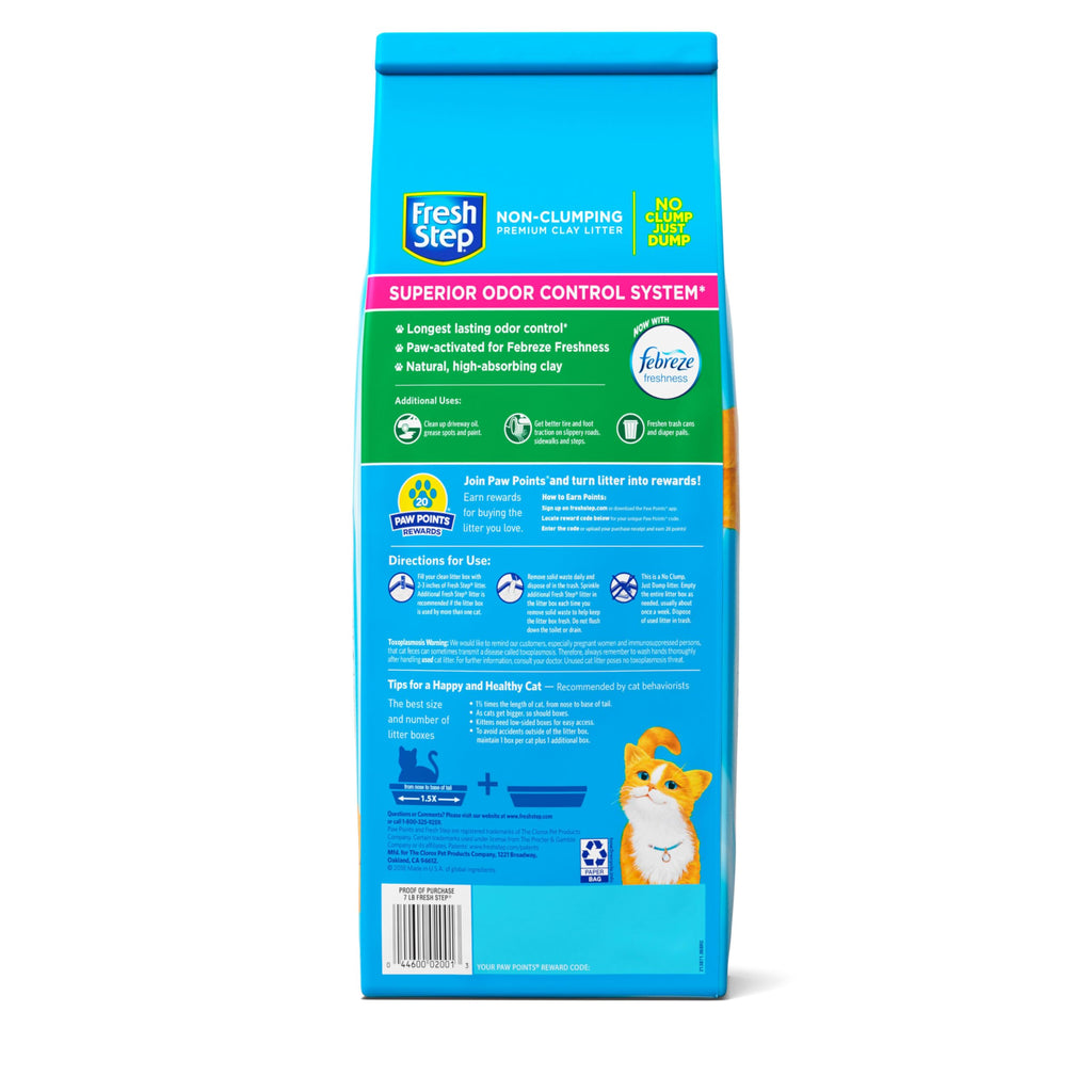 Non Clumping Cat Litter with Odor Control, 7 lb. Bag I696