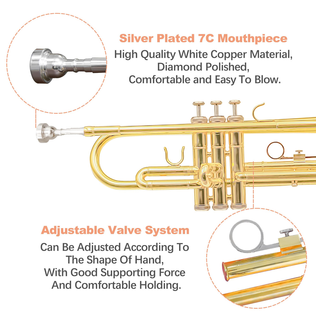 Standard Brass Trumpet Set T92653