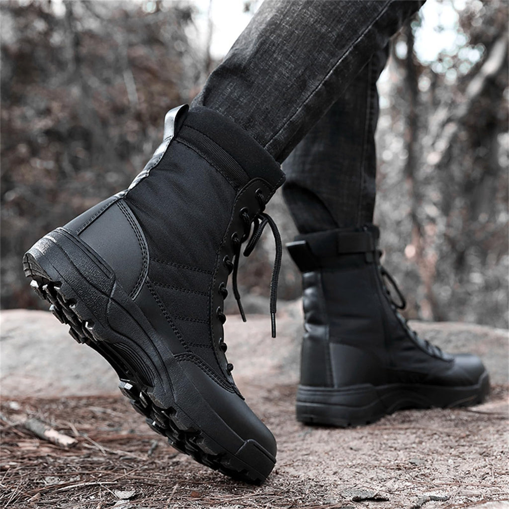 8 Inch High Top Suede Leather Military Tactical Boots E22469