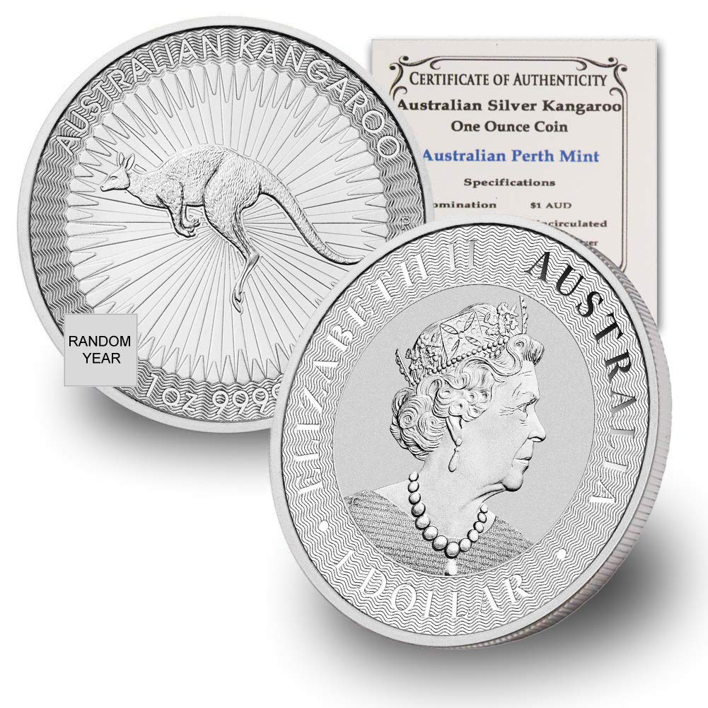 1 oz Australian Silver Kangaroo Coin Q50285