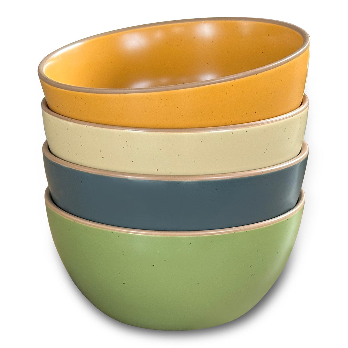 Ceramic Matte Bowls Set of 4 28oz W821189