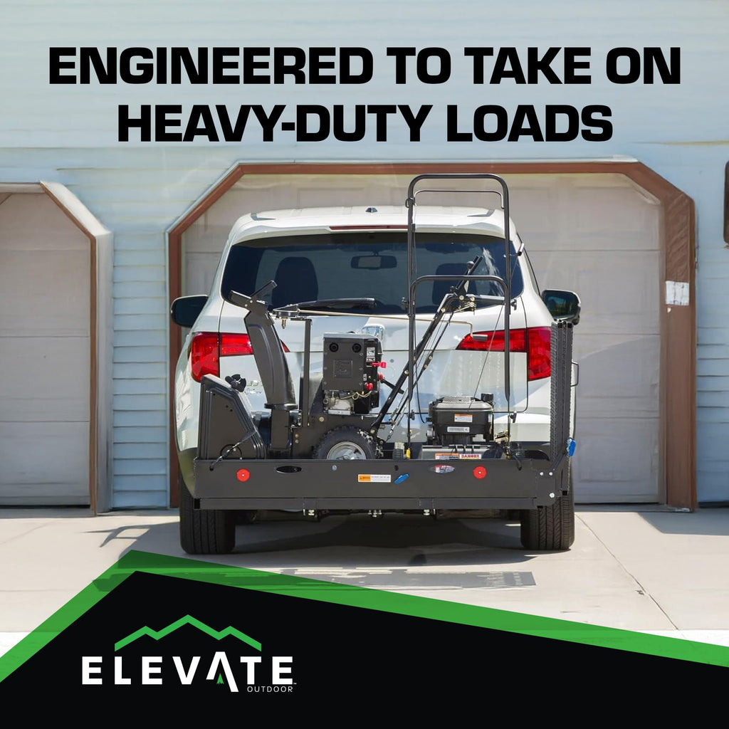Folding Hitch Cargo Carrier with 60" Ramp T10799
