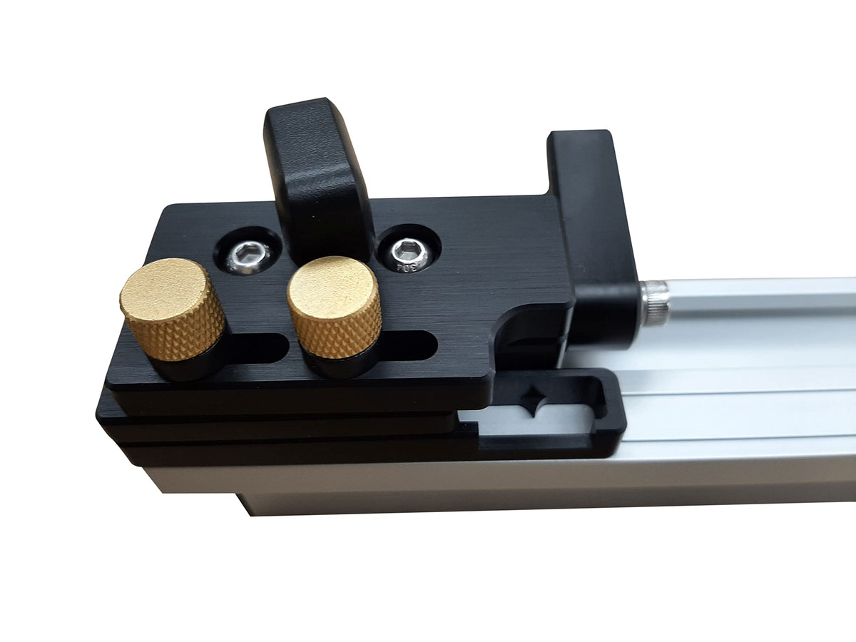 31.5 inch Miter Gauge Fence with Stop and Scale V608