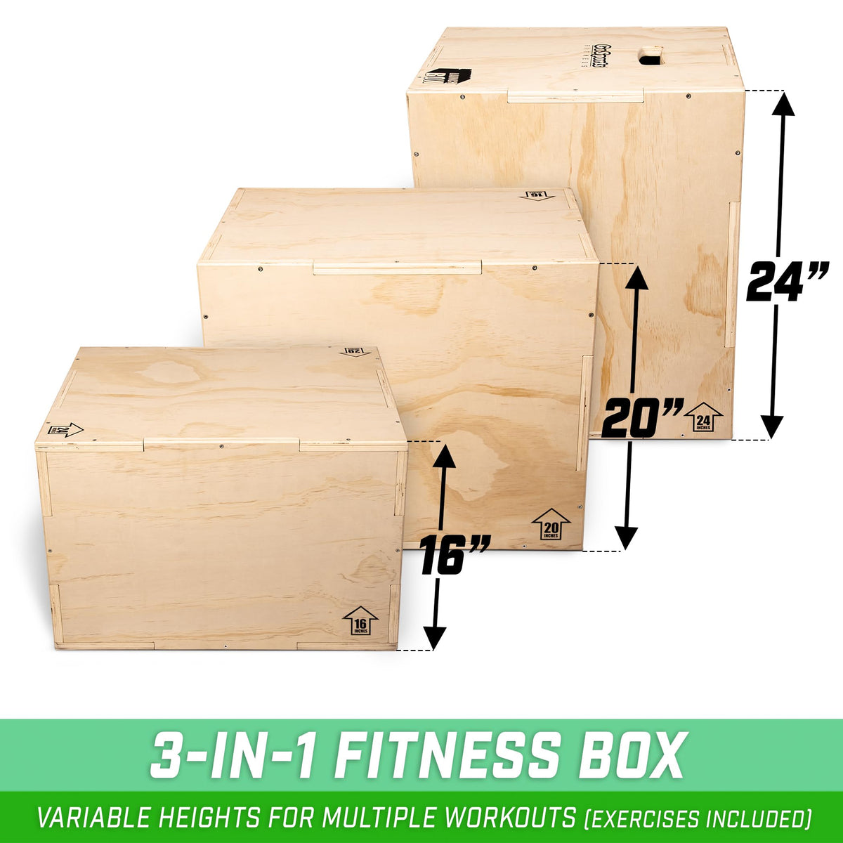 3-in-1 Plyo Jump Box B66878