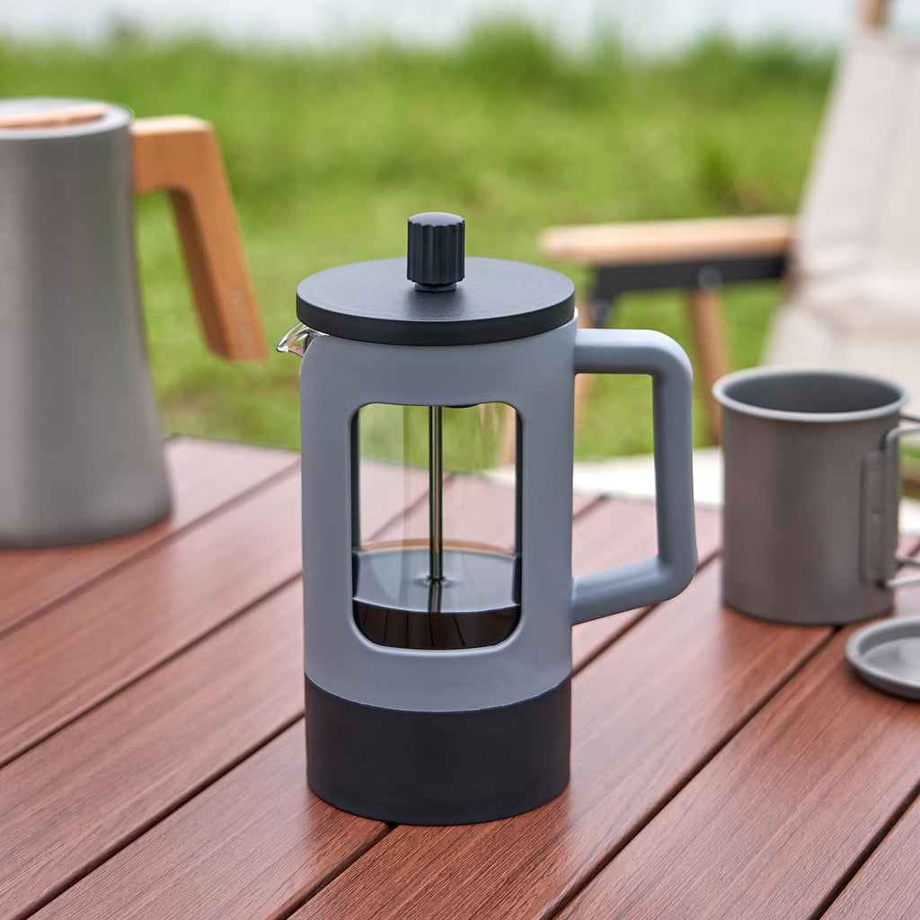 21 oz Heat-resistant Borosilicate Glass French Press Coffee Maker M5983