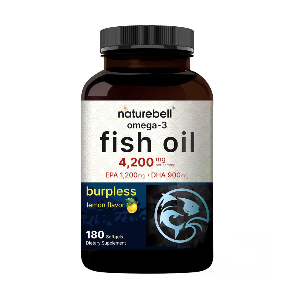 Omega-3 Fish Oil 180 Softgels Lemon Flavor G937