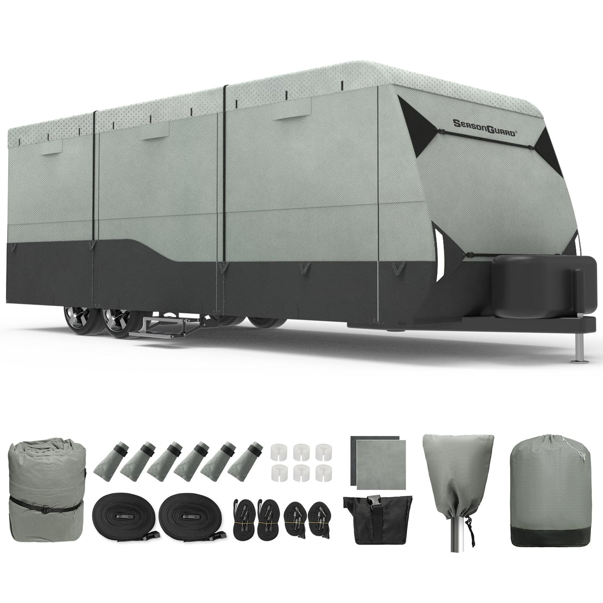 14-16 ft Waterproof Travel Trailer Cover W203