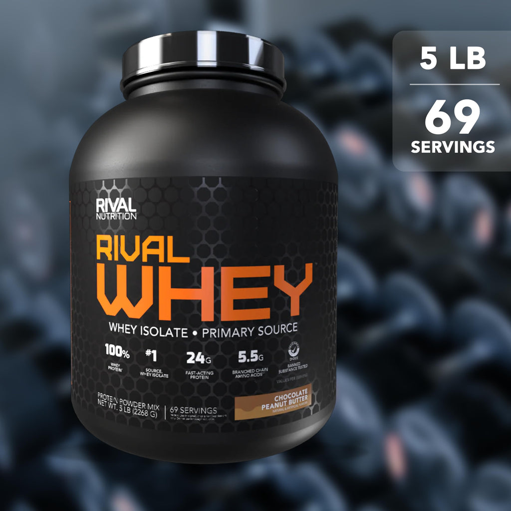 Chocolate Peanut Butter Whey Protein Powder 5 lb D14733
