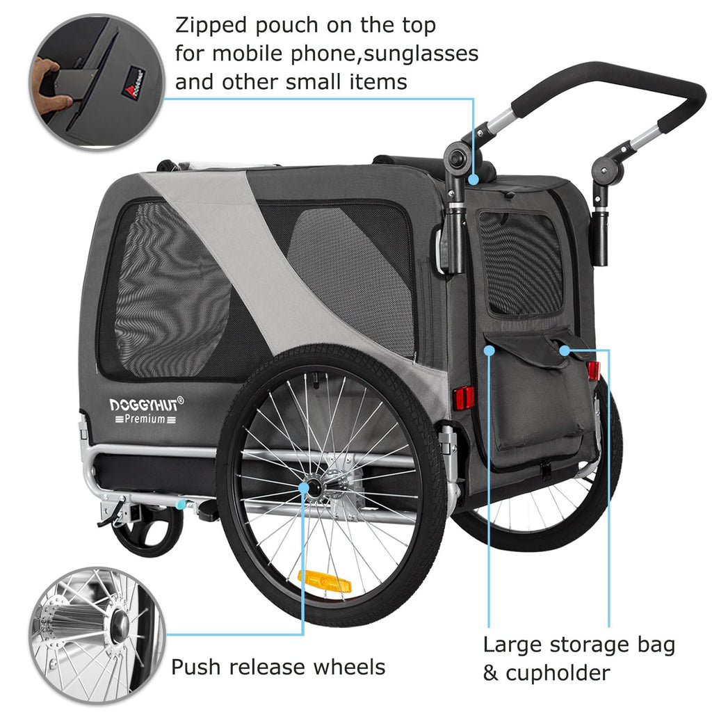 X Large Pet Bike Trailer & Stroller L7862