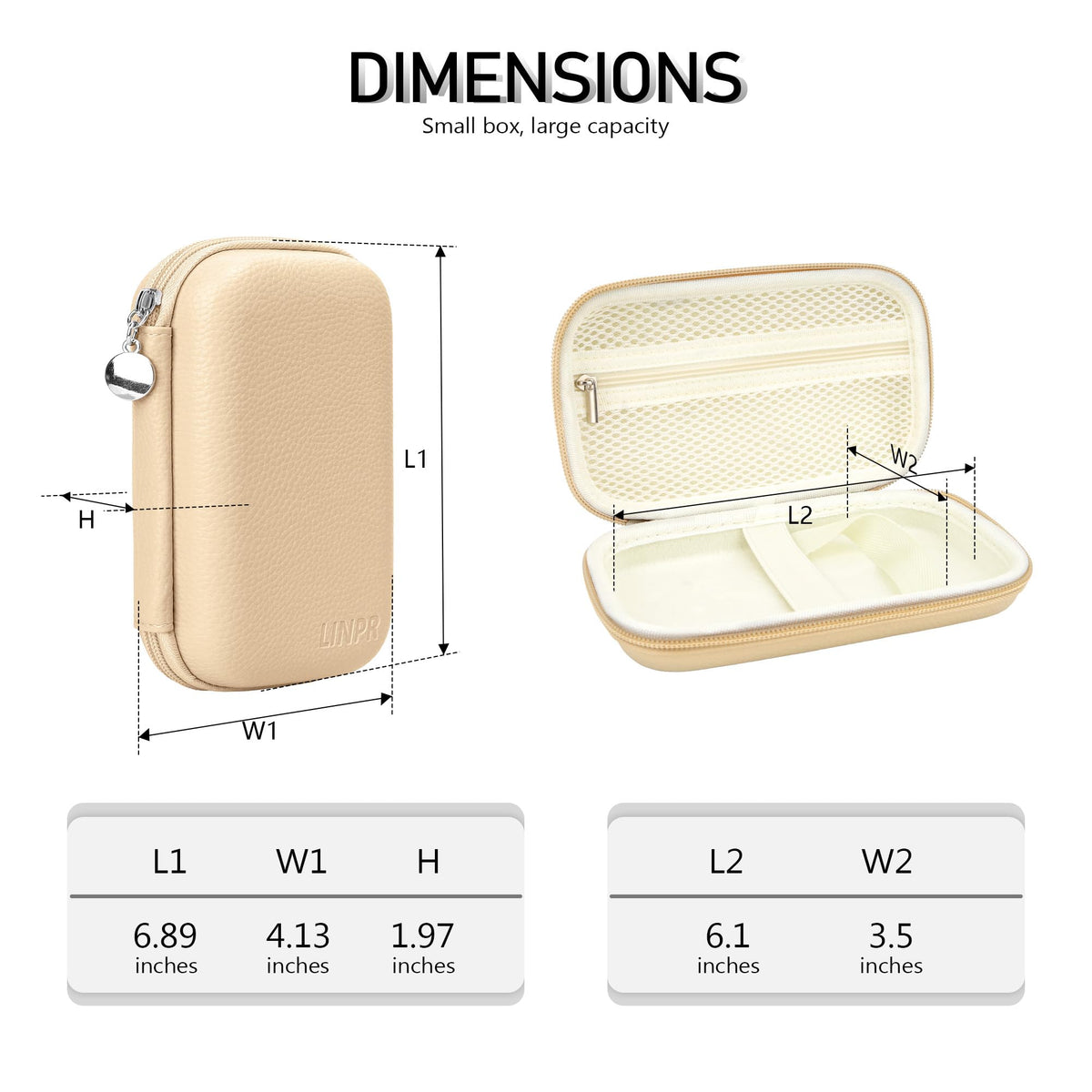 Light Khaki Diabetic Monitor Case I13583